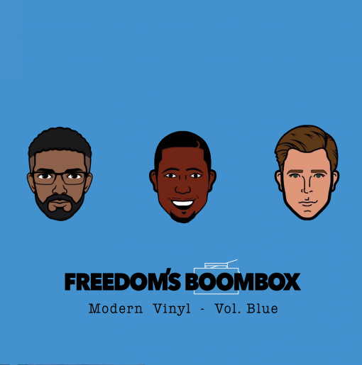 Freedom's Boombox Volume Blue