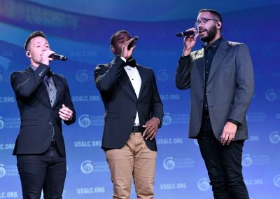 A cappella trio Freedom's Boombox